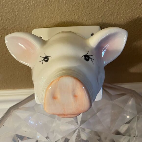 Vintage Hand Painted Pig Wall Mount Taiwan - Picture 10 of 16